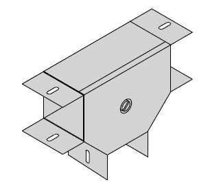 Tee Horizontal Trunking Fitting